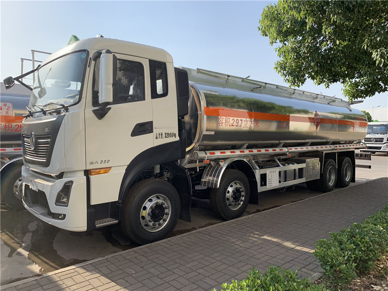 國六東風(fēng)天龍前四后八29.7方350馬力鋁合金運油車(chē)20噸不超載